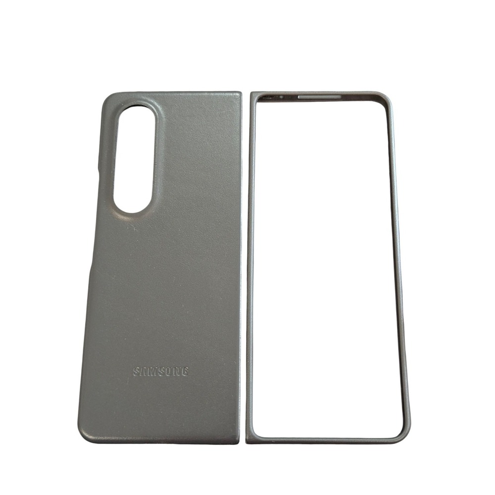 Mm7U Samsung Leather Cover for Galaxy Z Fold4 – Black